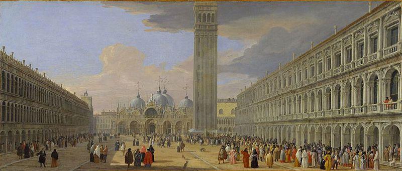 unknow artist Piazza San Marco Germany oil painting art